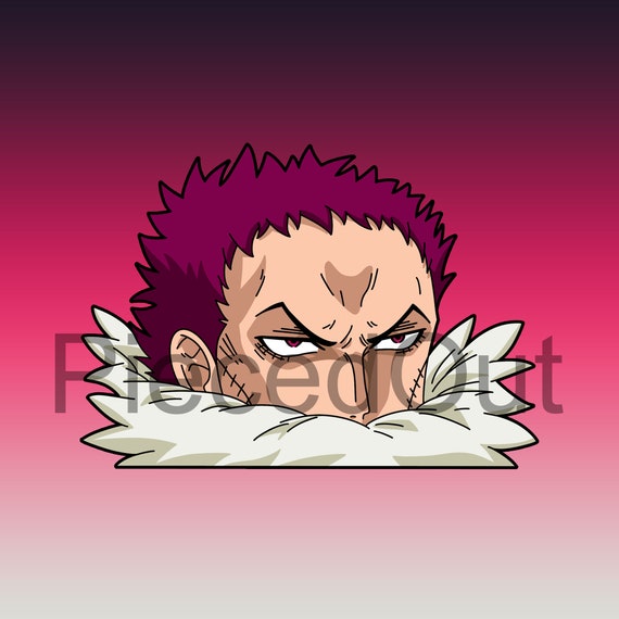 Anime Peeker Sticker L Katakuri L One Piece Etsy India