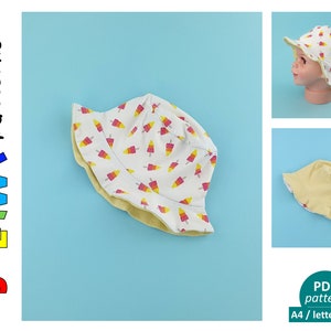 Jersey Sun Hat PDF Sewing Pattern | JULAWI No.9