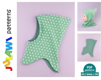 Balaclava Hat pixie style PDF Sewing Pattern | JULAWI No.4