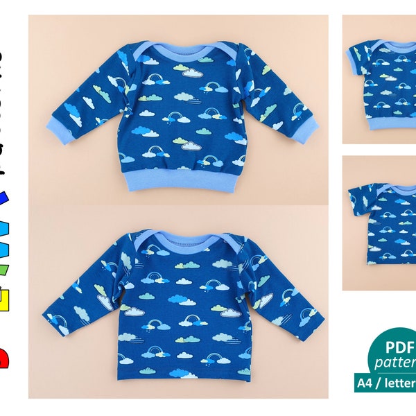 Baby Shirt PDF Sewing Pattern | JULAWI No.10