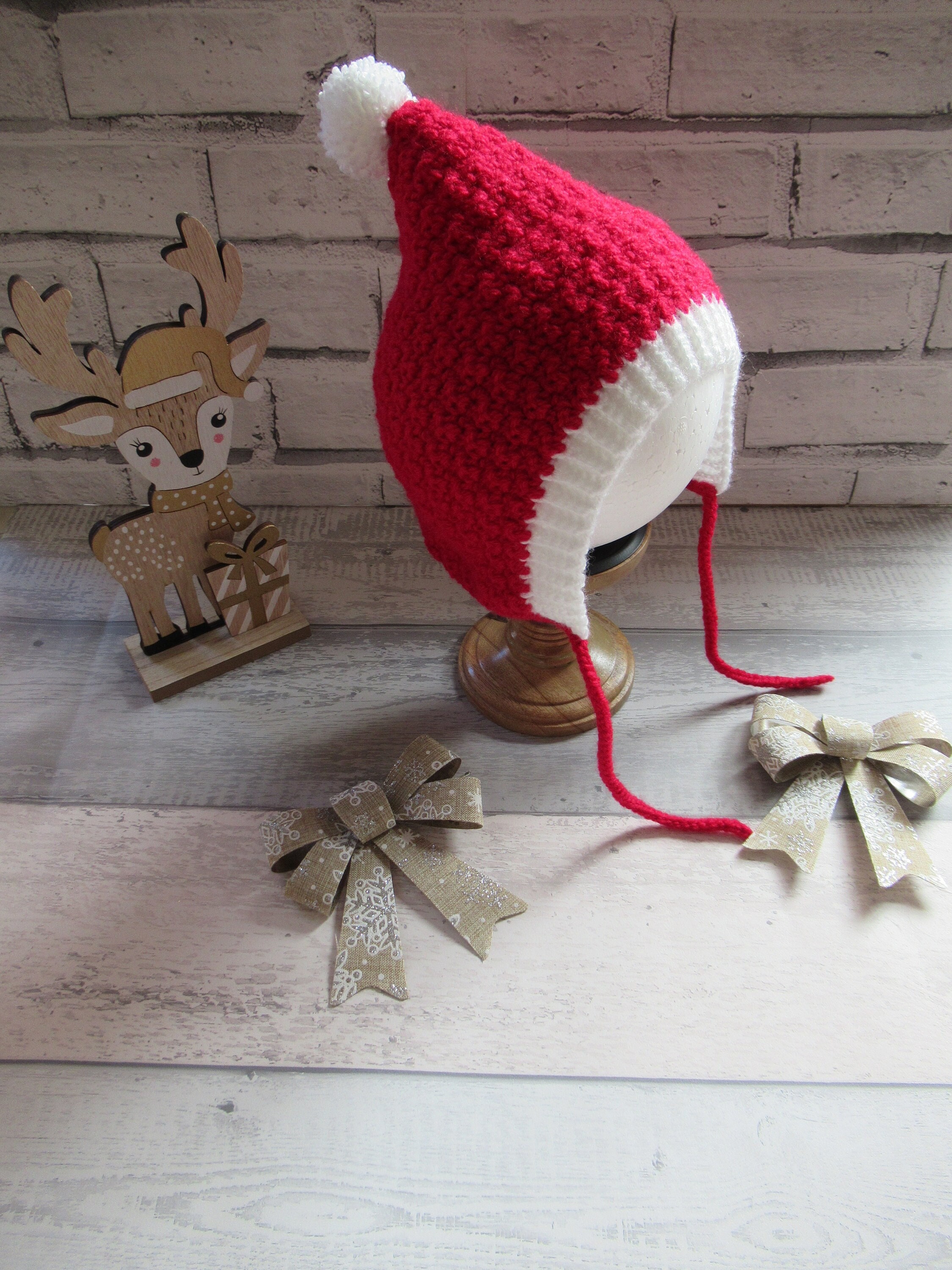 Santa Hat Knitting Kit, Knit Your Own Christmas Hat, DIY Santa Hat, Chunky  Knit Kit, How to Knit, Christmas Gift, Chunky Knitting Pattern 