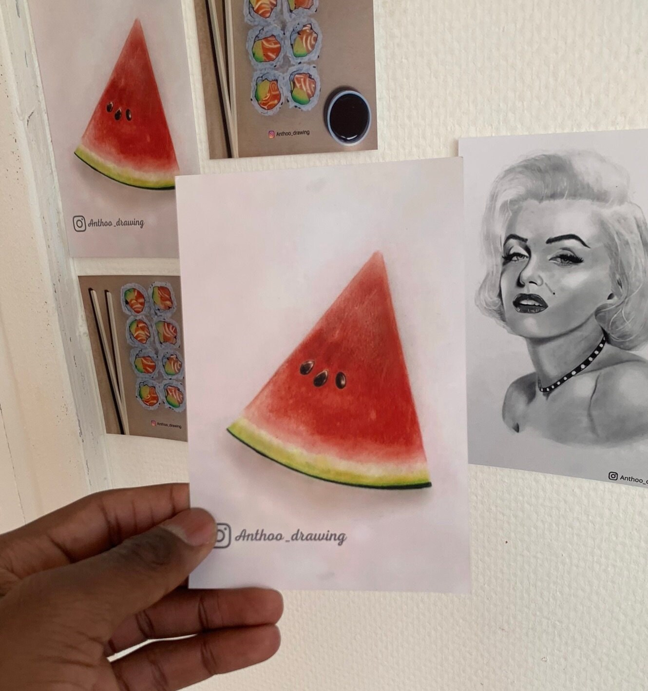 10x15 cm Pastèque Poster