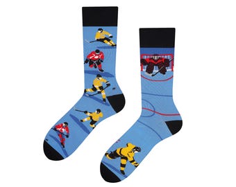 Ice Hockey Socks | Gift for Ice Hockey Players | Ice Hockey Team Gift | Ice Hockey Fan Gift | TODOSOCKS