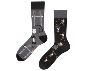 Chaussettes cool pour les athlètes | Cadeau pour bodybuilder | Cadeau pour les amateurs de fitness | Entraîneur de fitness cadeau | Cadeau pour entraîneur de fitness