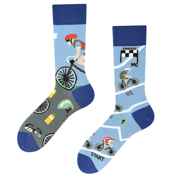 Tour de Bike Socken | Bicycle Socks | Fahrrad Socken | lustige Socken | Fahrrad Geschenk | Socken Männer | Socken Frauen | TODOSOCKS