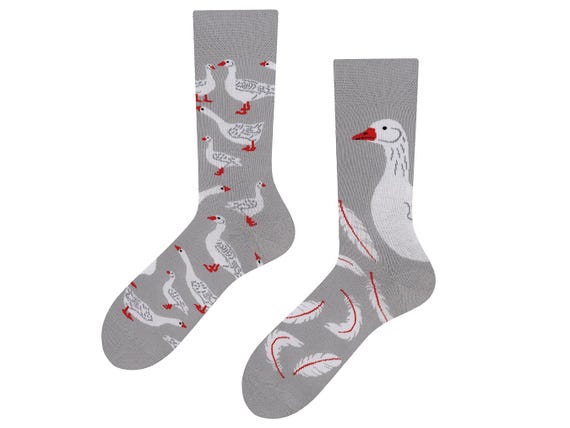 Coole Gänse Socken | goose socks | Coole Socken | Bunte Socken | Stylishe Socken | Animal socks | goose bumps| TODOSOCKS
