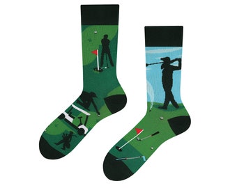 Golf socks | gift for golfers | gift for golfer | gift for golf caddy | gift golf coach| Golfer Fashion | TODOSOCKS
