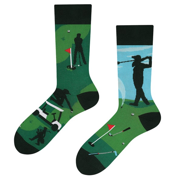 Golf Socken | Geschenk für Golfer | Geschenk für Golfspielerin | Geschenk für Golfcaddy | Geschenk Golfcoach| Golfer Mode |  TODOSOCKS