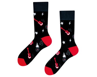 RocknRoll Socken | Rock n roll socks | Heavy Metal Socken | Star Socken | Socken für Musiker | Band Socke | bunte Socken | TODOSOCKS