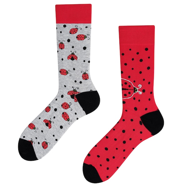 Ladybug Socken | Marienkäfer Socken | niedliche Socken | cute socks | colourful socks | bunte Socken | Tiermotivsocken | TODOSOCKS
