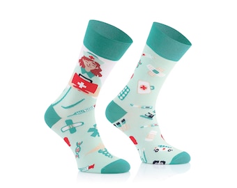 3 Paires De Chaussettes D'infirmière, Cadeaux Amusants Pour - 6
