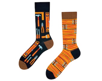 Calcetines artesanos | calcetines de ingeniero doméstico | calcetines de colores | calcetines locos | calcetines geniales | Regalo para marido | Artesano de regalos| TODOSOCKS