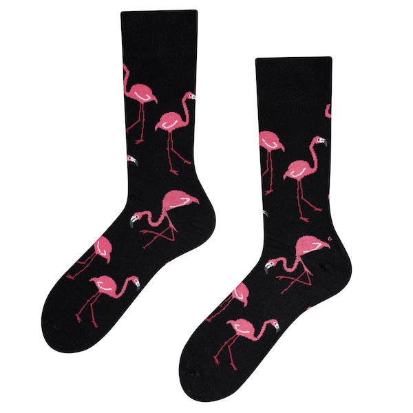 Coole Flamingo Socken | Flamingo socks | Coole Socken | Bunte Socken | Stylishe Socken | Animal socks | Falmingo Love| TODOSOCKS