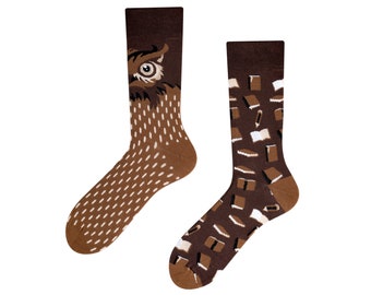 Smart Owls Socks | smart owl socks | colorful socks | colorful socks | cozy socks | soft socks | smart socks | TODOSOCKS