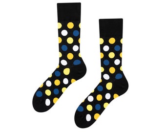 Drops socks | Colorful socks | Socks with motif | Cool socks | dotted socks | Small gift for friend | TODOSOCKS