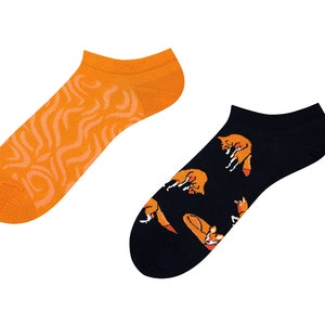 Calcetines deportivos Fox | calcetines geniales de zorro | calcetines cortos para hombre y mujer | calcetines locos | calcetines de colores | calcetines de colores | TODOSSOCKS