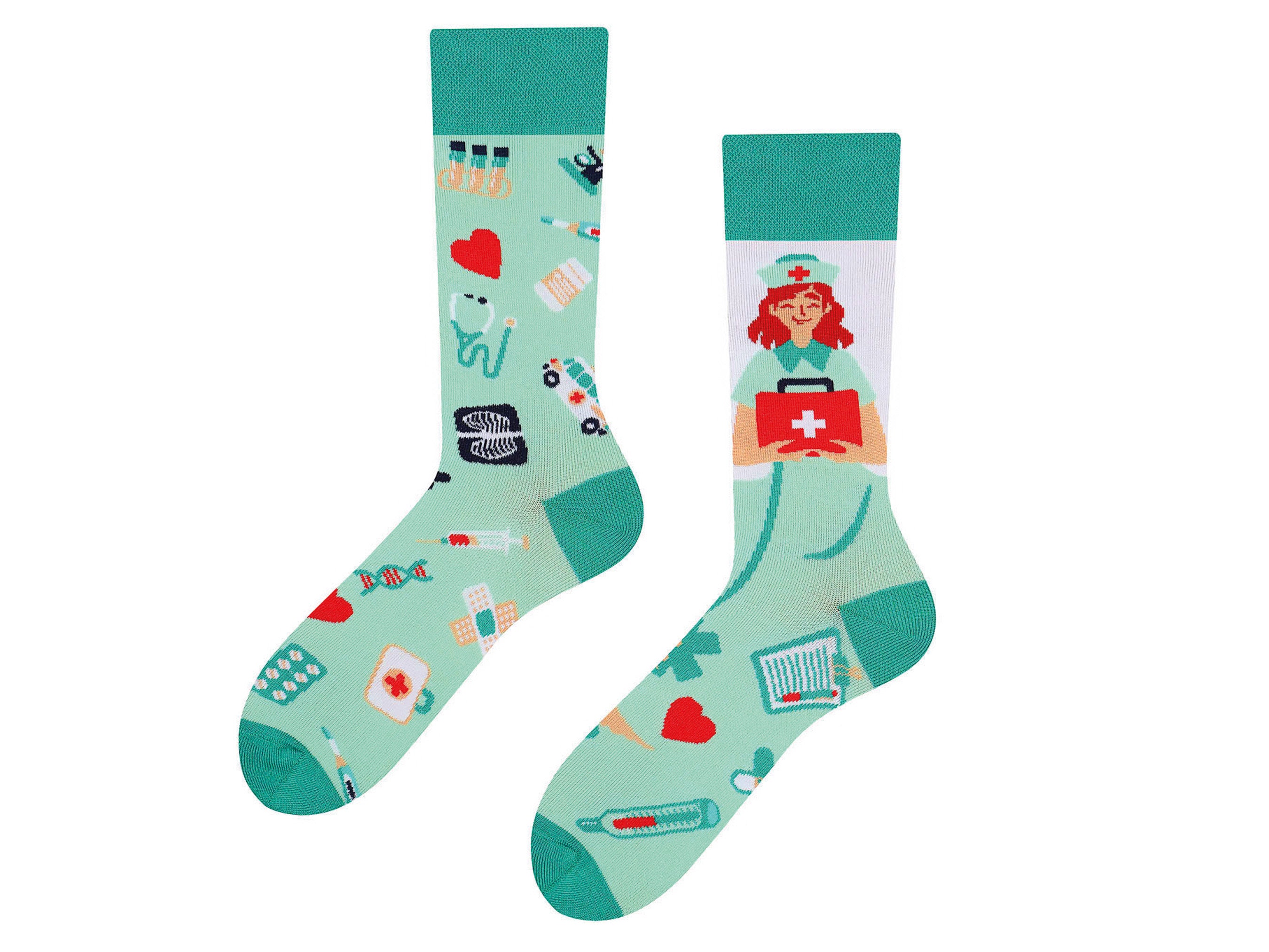 3 Paires De Chaussettes D'infirmière, Cadeaux Amusants Pour - 13