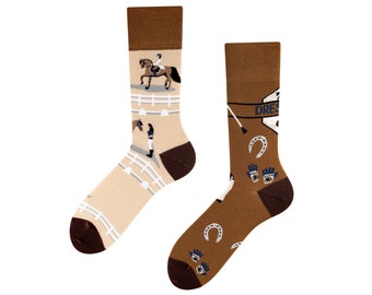 Horse socks | dressage socks | Socks with horse motif | gift for girlfriend | crazy socks | colorful socks | TODOSOCKS