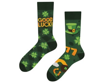 Witzige Socken | Good Luck Socks| | Tolles Geschenk zum Vatertag | Süßes Geschenk zum Muttertag | Geschenk Student| Geschenk zum neuen Job