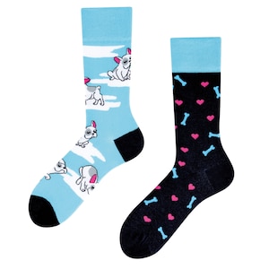 Lindas meias para cachorro | meias coloridas | meias engraçadas | meias fofas | meias fofas | Meias com motivos animais | TODOSOCKS