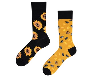 Sonnenblumen Socken | Sunflower socks | bunte Socken | schöne Socken | cosy socks | flauschige Socken | TODOSOCKS