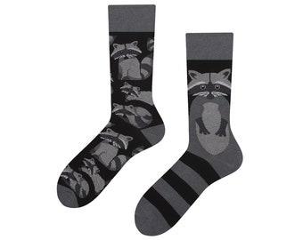 Cool raccoon socks | Cool racoon socks | Raccoon | racoon | Forest animals | TODOSOCKS