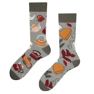 Coole Socken mit Teemotiv | Tolles Geschenk für Tee Liebhaber | Geschenk für Teetrinker | tea time | Todosocks