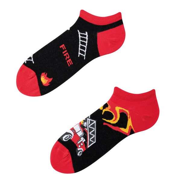 Fire Department Socks | Firefighter socks | Socks on Fire | cool socks | colorful socks | colorful socks | crazy socks | TODOSOCKS