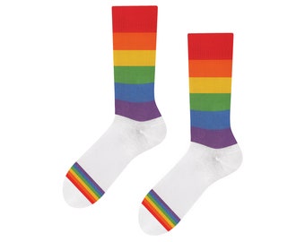 Rainbow socks | Pride | LGBTQ | cool socks | CSD outfit | colorful socks | super soft | TODOSOCKS