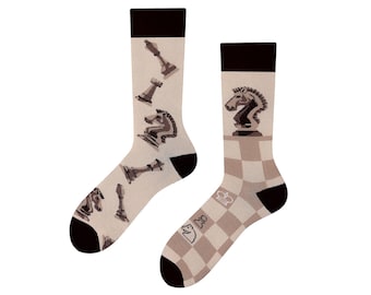 Socks for chess players | Funny gift for chess players | Chess Socks | Gift for chess teacher | Gift chess coach | Chess