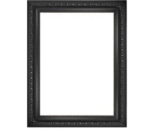 Ornate Shabby Chic Picture Photo Poster Frame -Black Antique Vintage Style