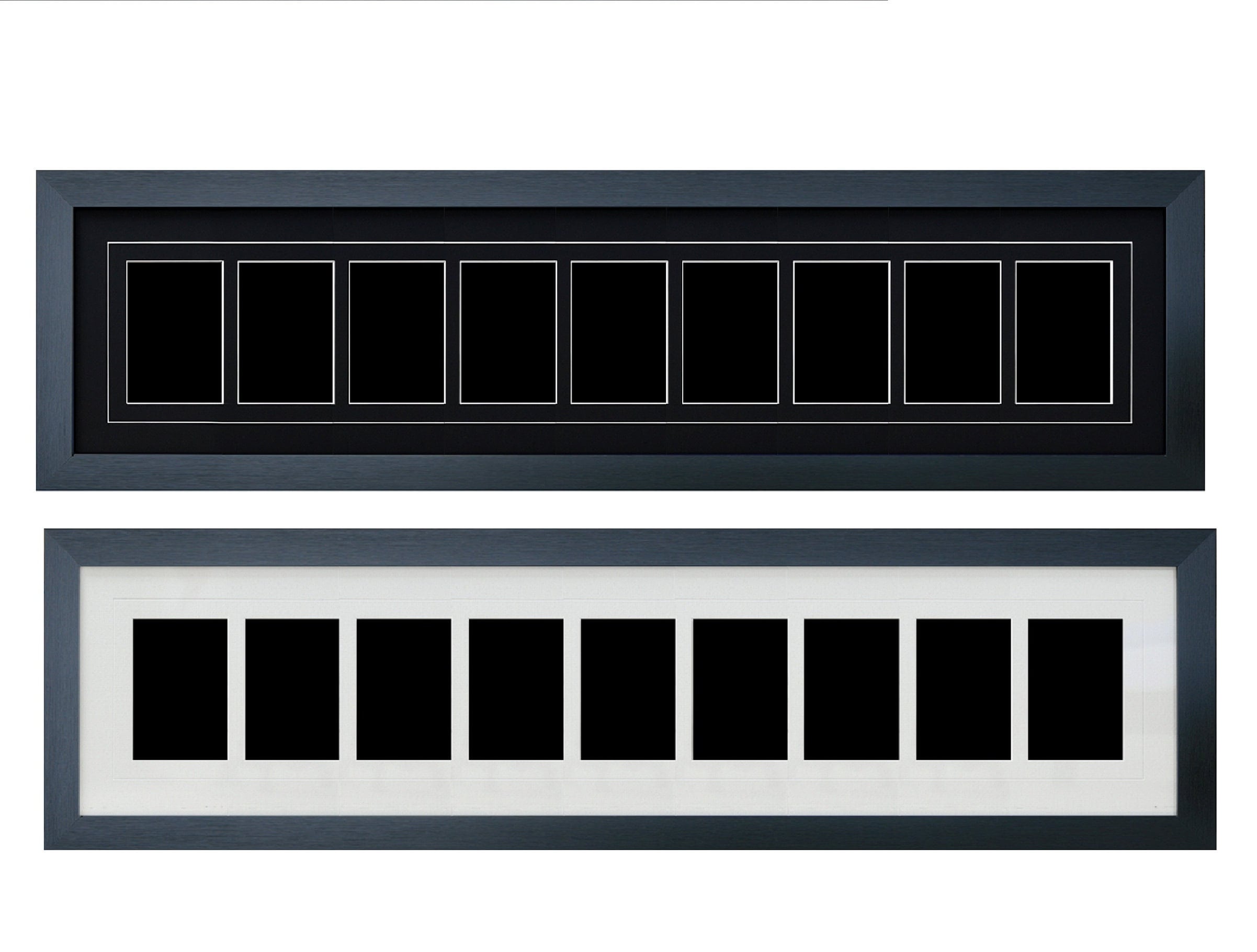 Multi Aperture Photo Picture Frame Holds 9 4 X 6 Photos in a 30mm Black