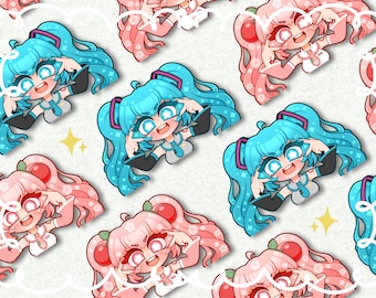 Pegatinas de Virtual Idol Peeker