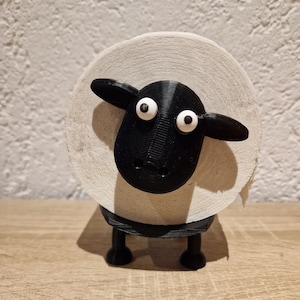 Toilet paper holder sheep edition