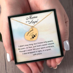 Loss of Baby Keepsake Necklace | Infant Memorial Jewelry | Sympathy Gift for Grieving Parents