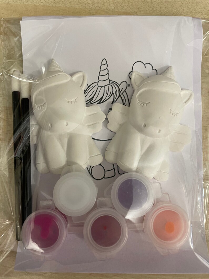 Paint Your Own Plaster Unicorns Kit Etsy