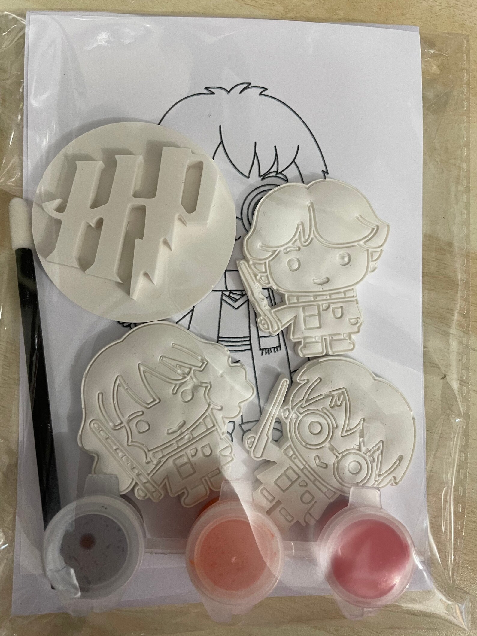 Harry Potter Paint Your Own Plaster Kit Etsy