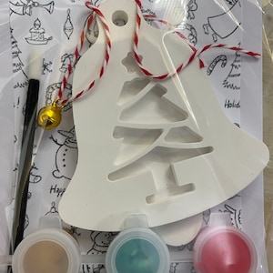 Paint your own Christmas decoration