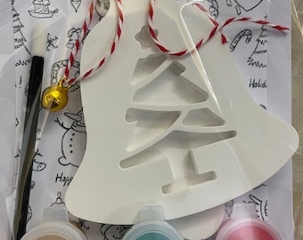 Paint your own Christmas decoration