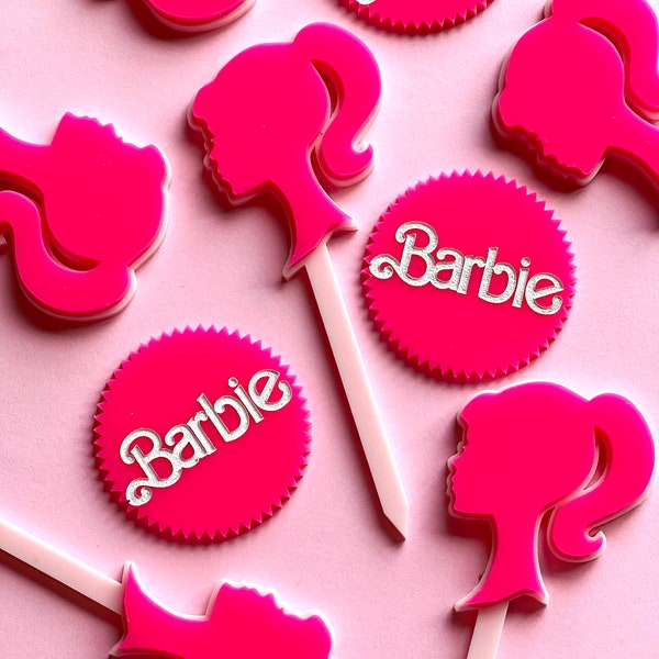 Barbie Cupcake Topper Etsy Australia