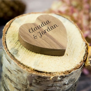 Holzherz USB-Speicherstick | 1 GB - 128 GB | Benutzerdefinierter USB | Graveur | Holz | Herz | Speicherstick | personalisiert | Personalisierung