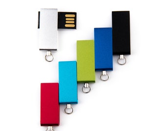 Kleines Mini-Slim-USB-Flash-Laufwerk in den Farben | 1 GB - 128 GB | 2,0 | Benutzerdefinierter USB | Graveur | Mini