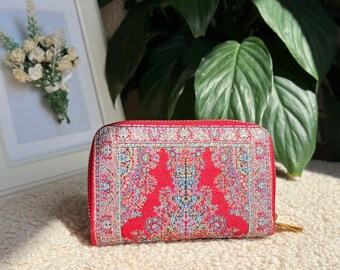 Boho Wallet, Turkish fabric Shiny Women’s Wallet, Handmade Wallet, Wallet For Women, Women’s Wallet, Hippie Wallet, Bohemian Wallet, Gift