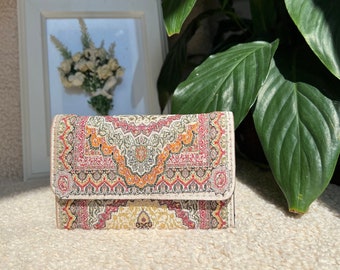 Boho Wallet, Turkish fabric Shiny Women’s Wallet, Handmade Wallet, Wallet For Women, Women’s Wallet, Hippie Wallet, Bohemian Wallet, Gift