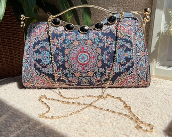 Kilim design,Boho clutch bag, Turkish kilim bags, carpet bags, woman bags, shoulder bags, Tapestry Bags, Beach Bags, Bohemian Bags