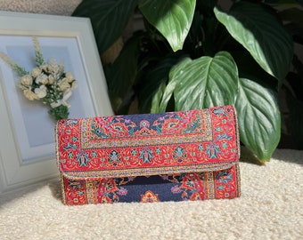 Boho Wallet, Turkish fabric Shiny Women’s Wallet, Handmade Wallet, Wallet For Women, Women’s Wallet, Hippie Wallet, Bohemian Wallet, Gift