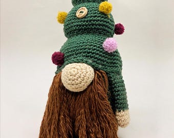 Gehäkelter Zwerg Zahur 18 cm | Handgemachtes Amigurumi aus Baumwolle | Geschenkidee & Deko