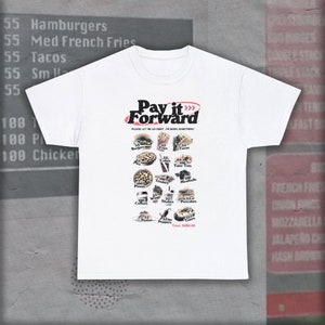 Zahlen Sie es Weiter 55 Burgers Tee