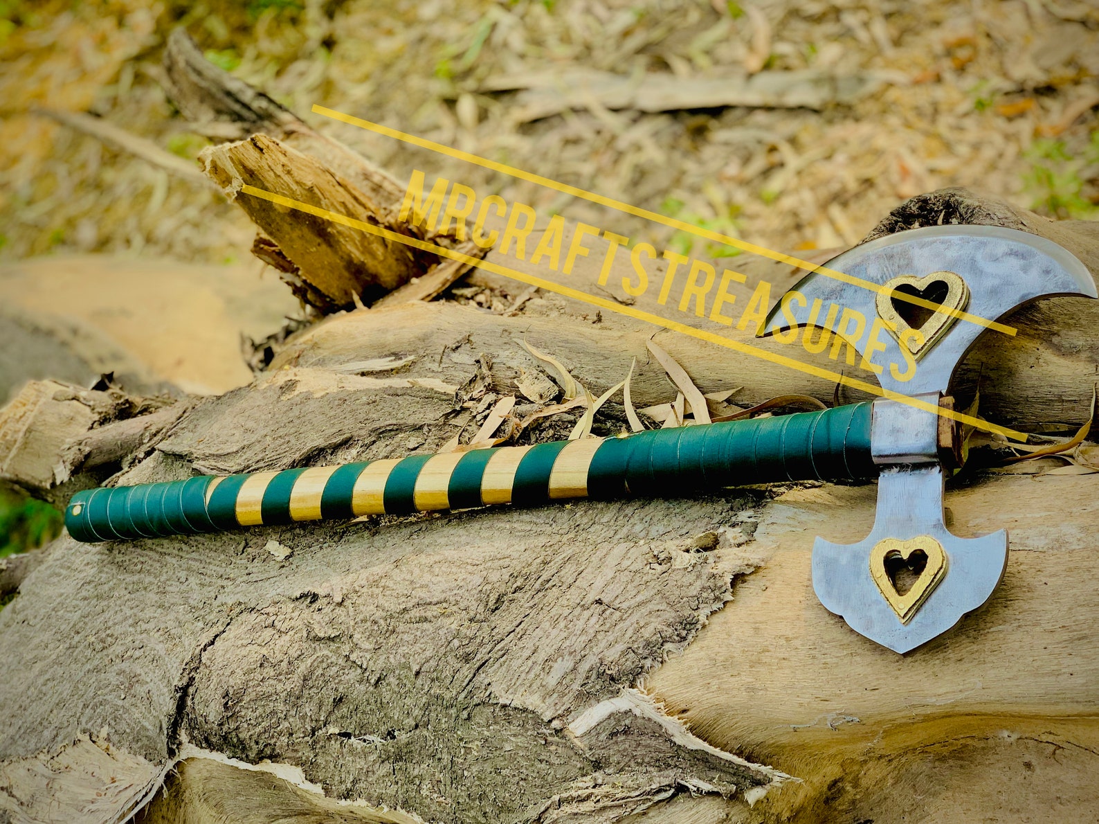 Mountaineer's Axe With Heartshaped Holes and Ashwood Etsy