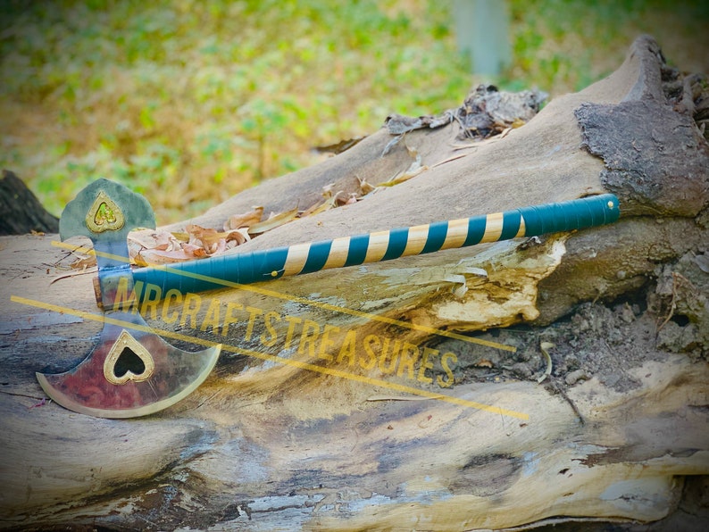 Mountaineer's Axe With Heartshaped Holes and Ashwood Etsy